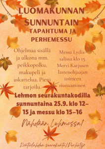 Tervetuloa perhetapahtumaan!